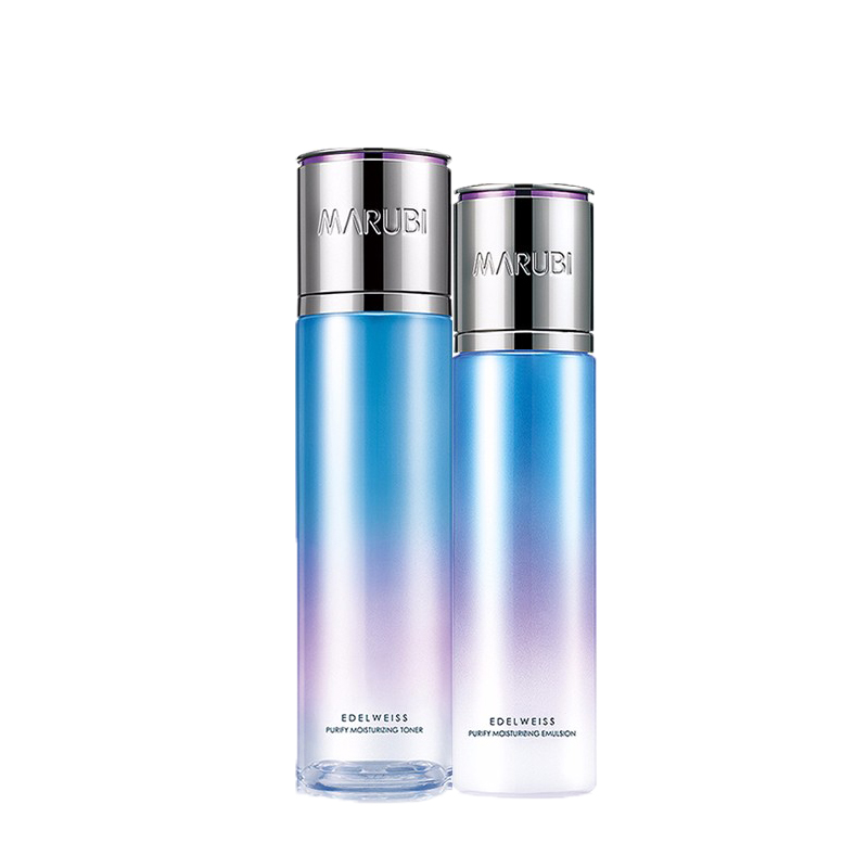 丸美 雪绒花保湿水乳套装