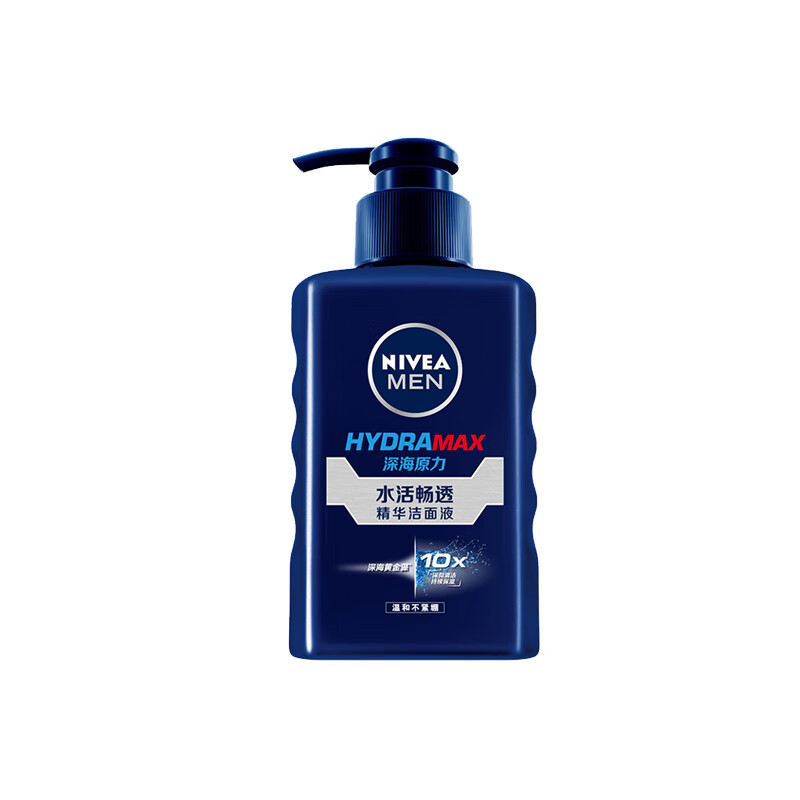 妮维雅 水活畅透精华男士洁面乳