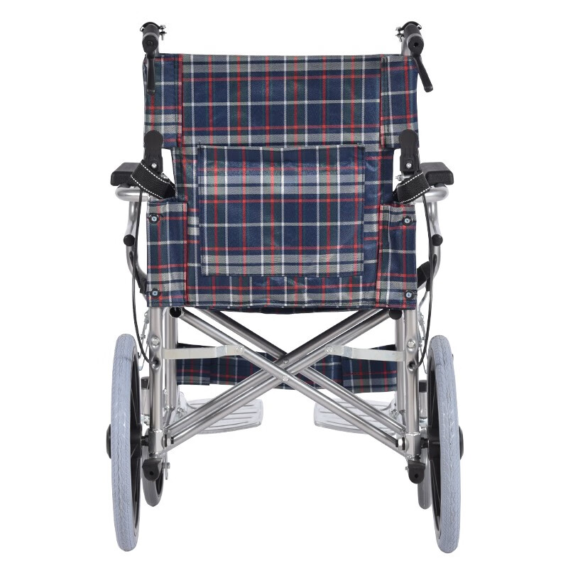 揽康 格子款便携轮椅