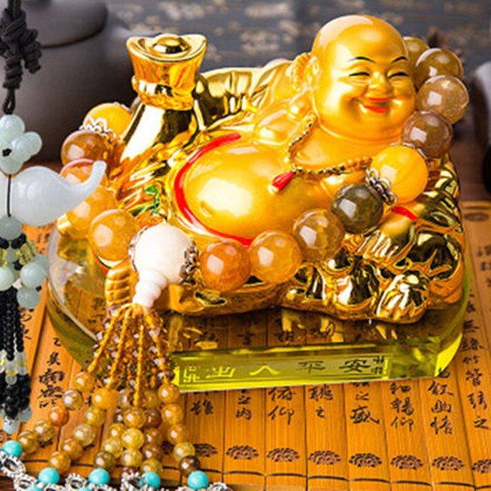 车咔咔 大号弥勒佛 汽车摆件