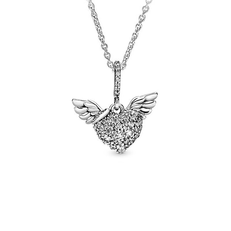 潘多拉 个性爱心项链