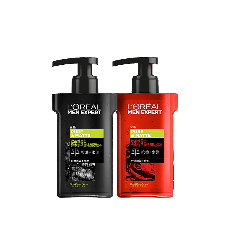 欧莱雅 抗痘补水 洗面奶