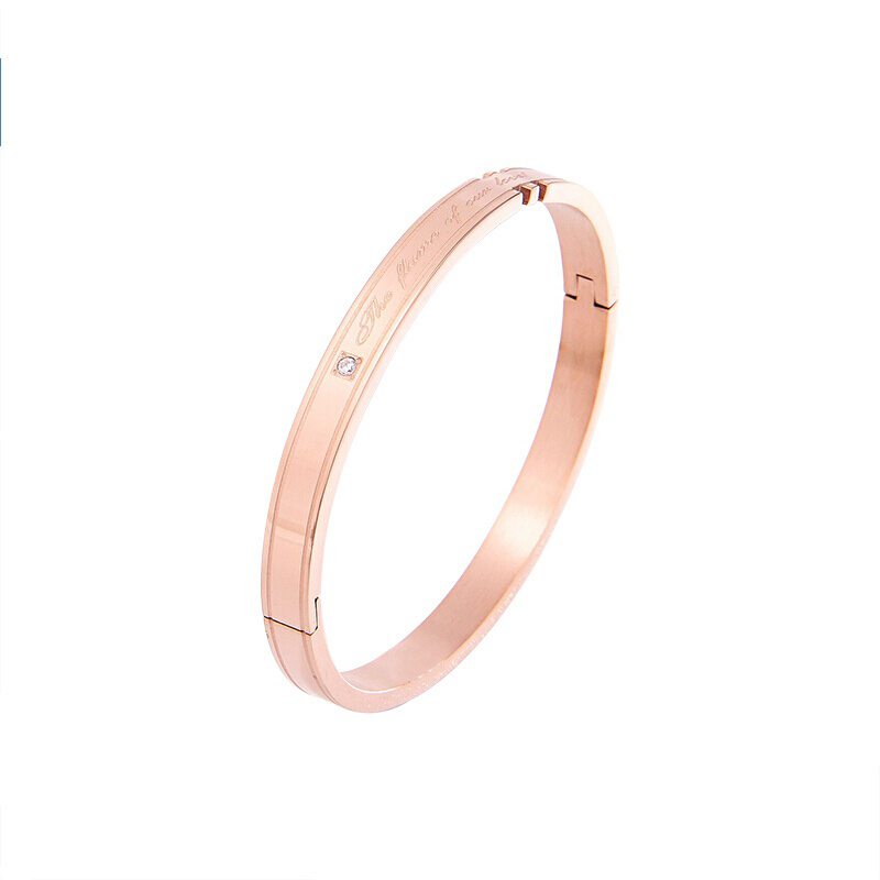 法莎尼亚 轻奢钛钢情侣手镯