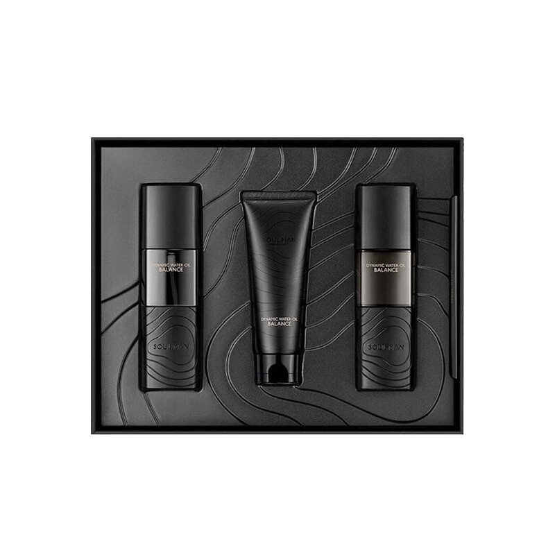 极男 植萃平衡保湿护肤套装