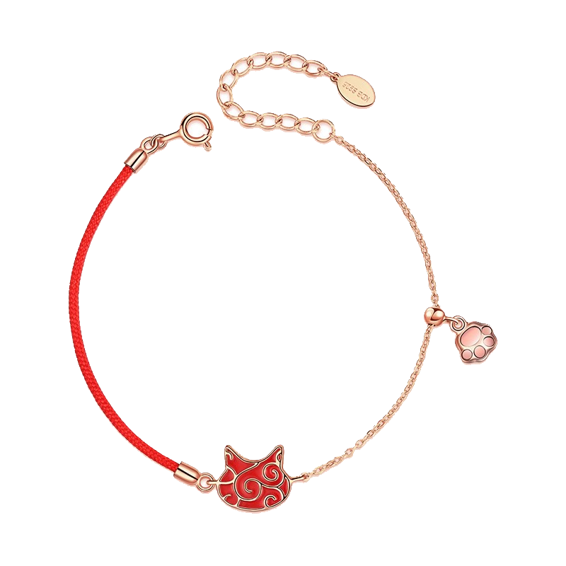 卡蒂罗 如意云纹猫 手链