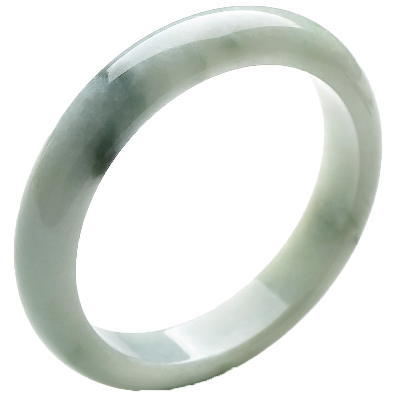 可玉可求 无杂质翡翠手镯