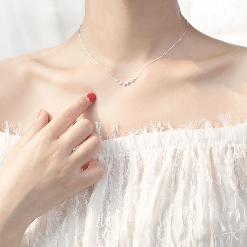 伊黛儿 银杏叶925银项链