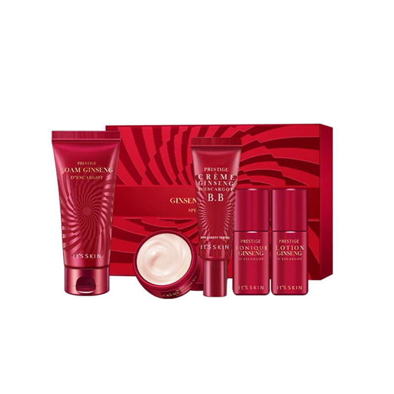 伊思 红参蜗牛水乳套装