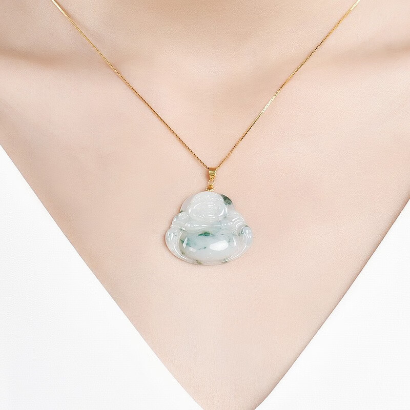 凤禧 精美飘花翡翠吊坠