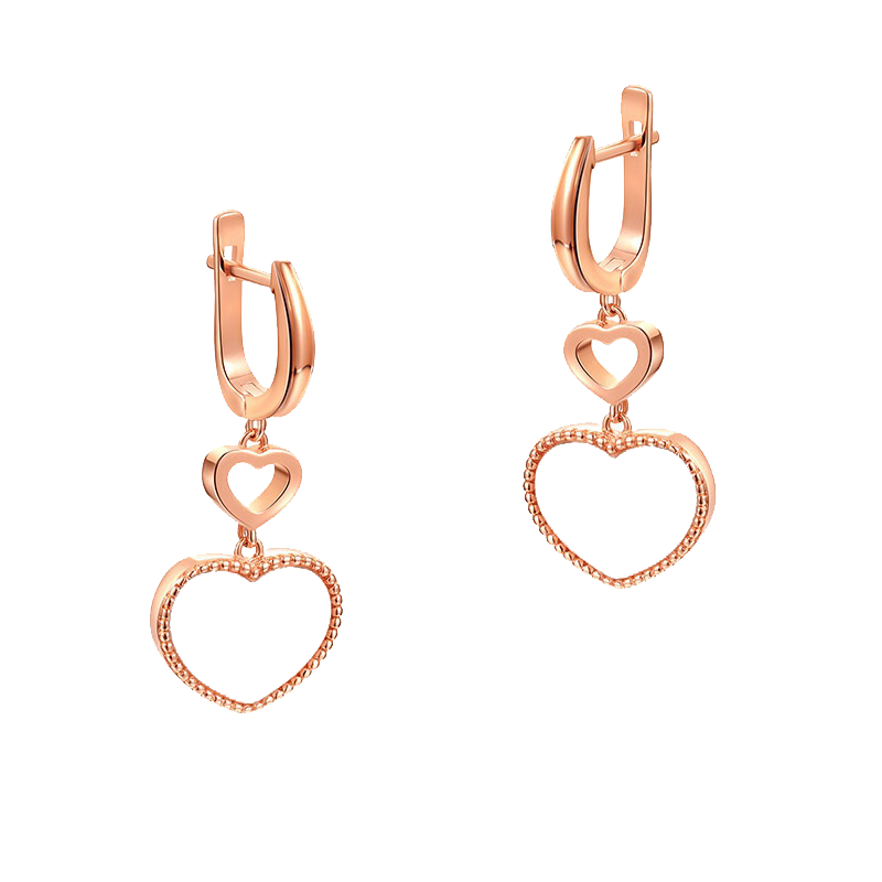 卓尼莎 爱心造型耳环