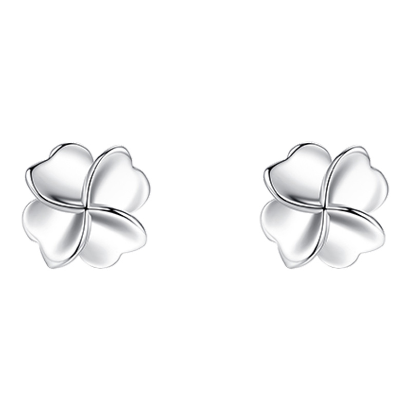 圣雅罗四叶草银耳饰