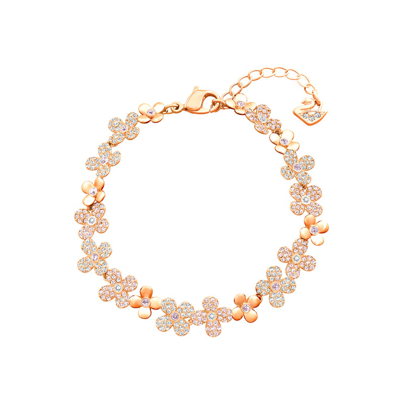 施华洛世奇 仿水晶花朵手链