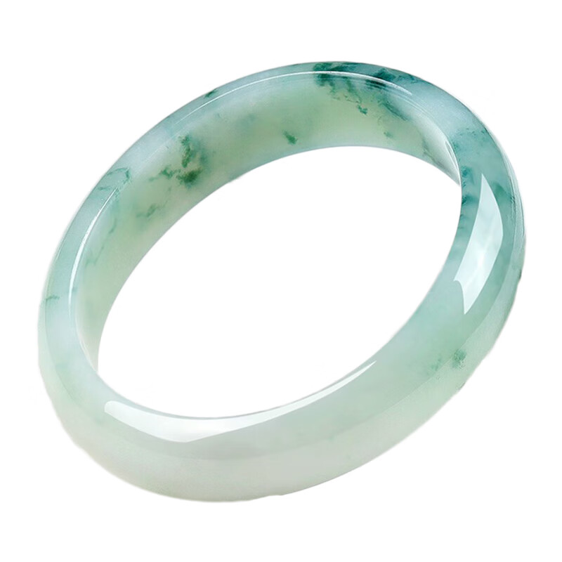 艾选潮品 缅甸水润翡翠手镯