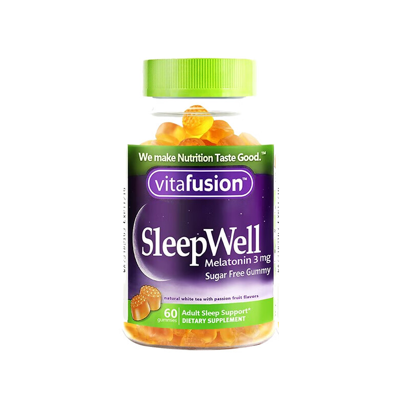 小熊糖褪黑素睡眠软糖