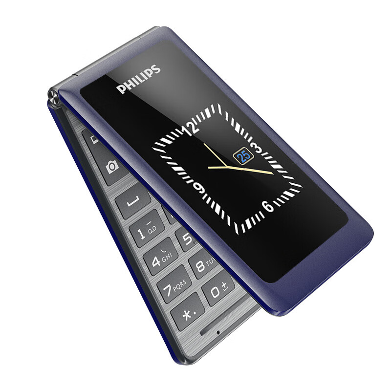飞利浦 双屏翻盖 老人手机