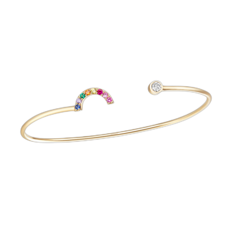 何方珠宝 彩虹手链
