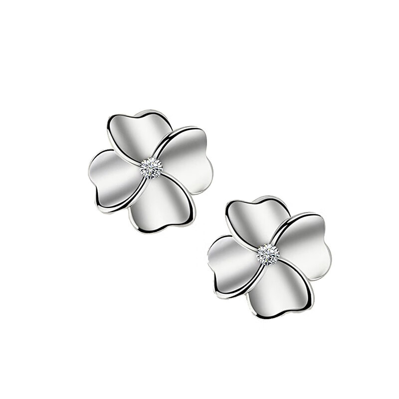 唯一 四叶草银耳饰