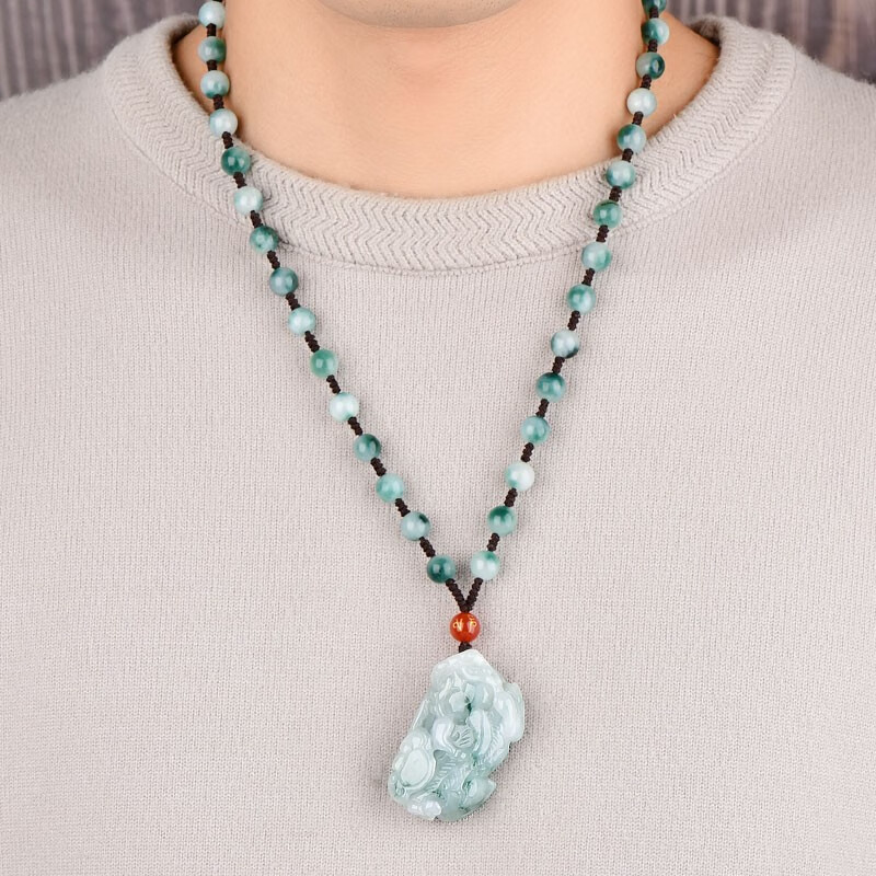 千载一玉 貔貅翡翠吊坠