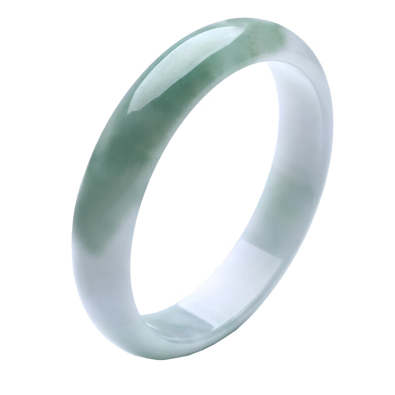 印象眸 飘花糯种翡翠手镯