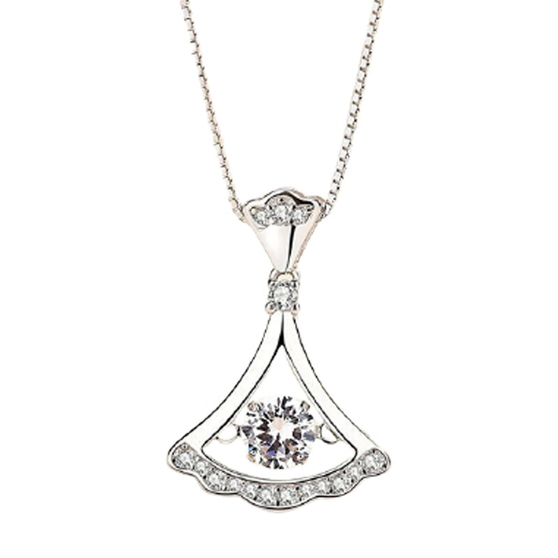 诗筠轻奢小裙子项链