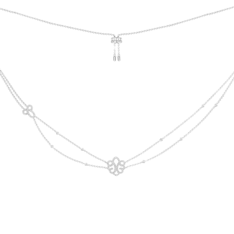 APM多叶草双层项链