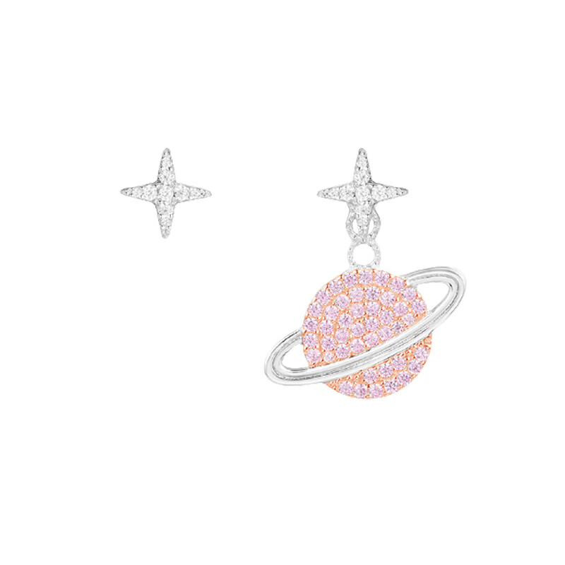 APM粉色星球耳饰