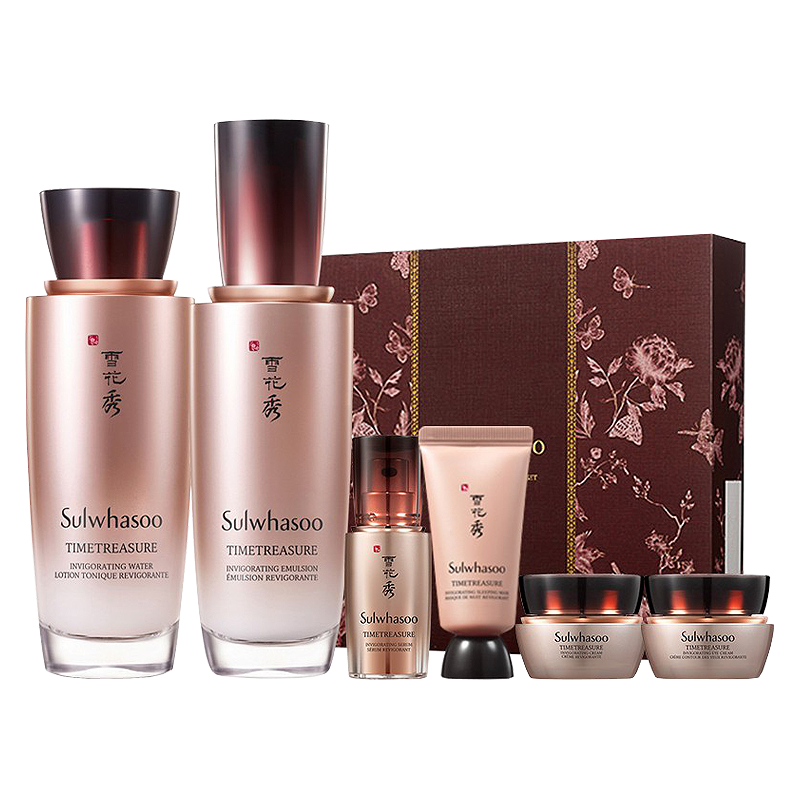 雪花秀 秘时臻金水乳护肤套装