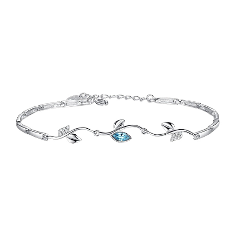 卡蒂罗叶子纯银手链