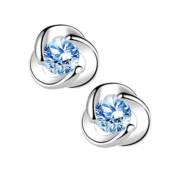 vana 纯银三叶花草耳饰