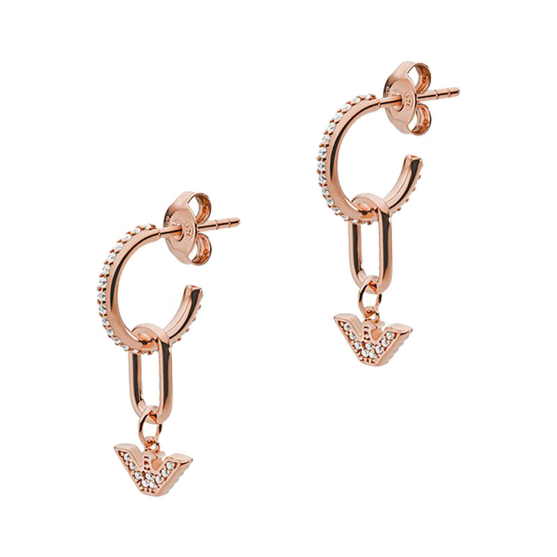 阿玛尼镶钻耳饰