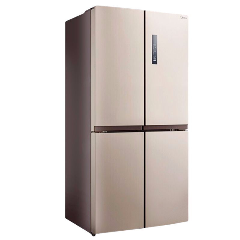 美的 智能变频十字对开门冰箱