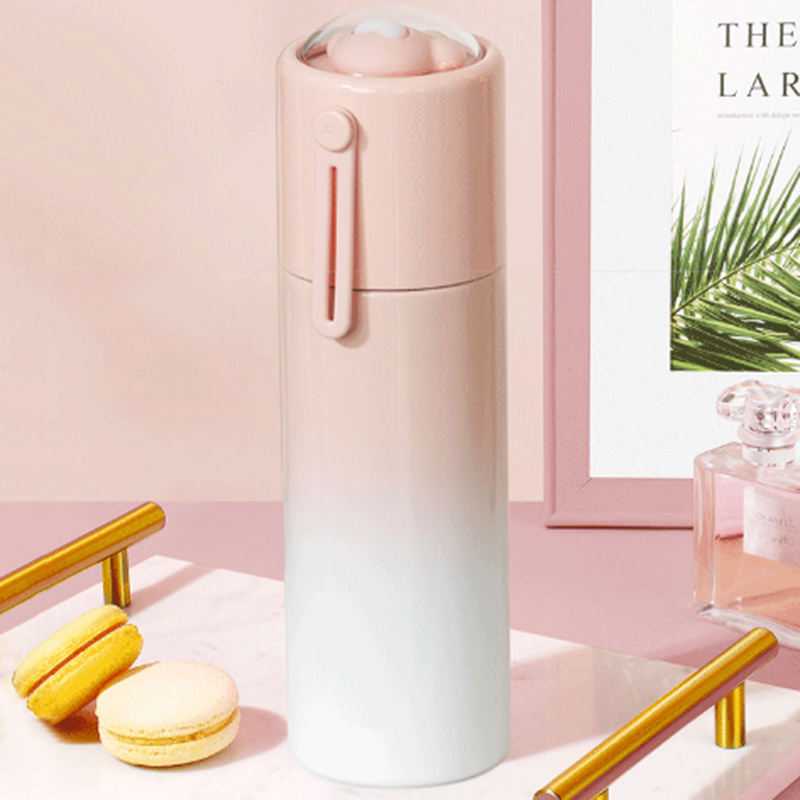 四月诗约呼吸灯提醒保温杯