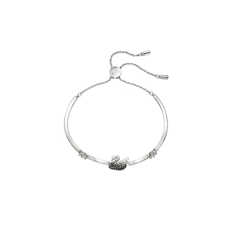 施华洛世奇 黑白渐变天鹅手链