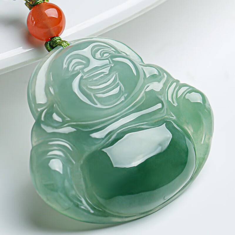 净心石 莹润光洁 翡翠吊坠