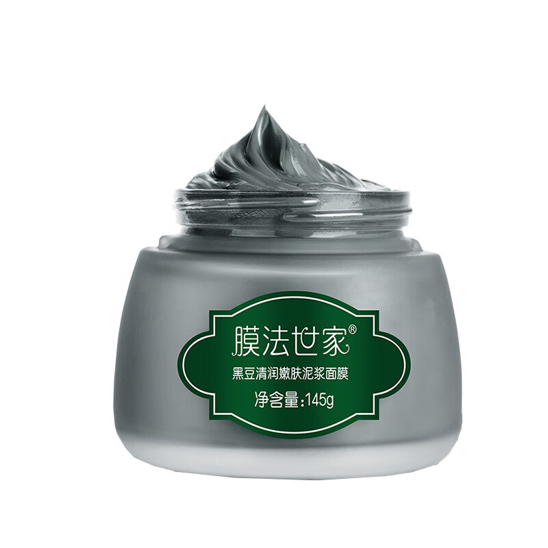 膜法世家 黑豆清润嫩肤泥浆面膜