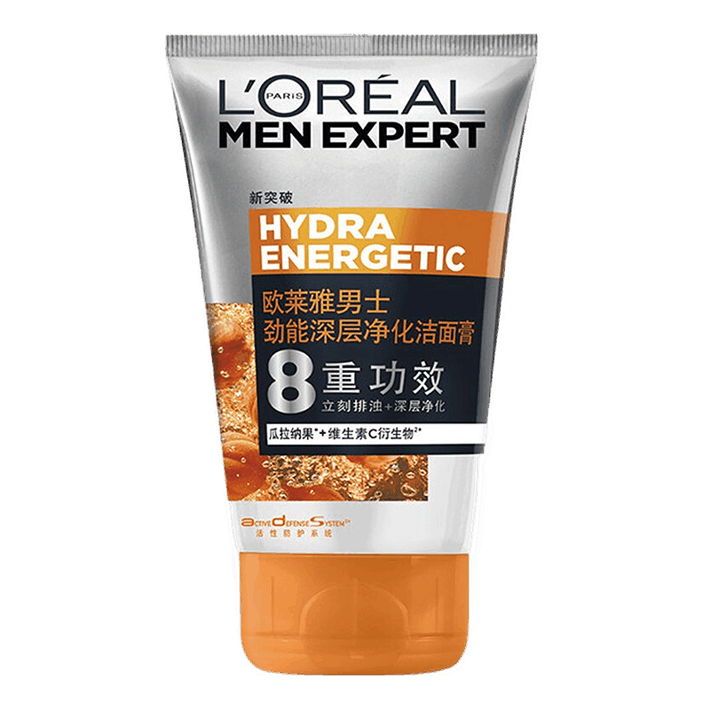 欧莱雅 男士劲能深层净化洗面奶