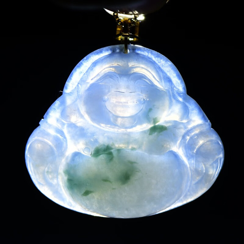 可玉可求 弥勒佛翡翠吊坠