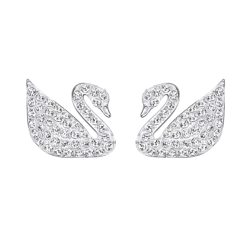 施华洛世奇 时尚天鹅 耳饰