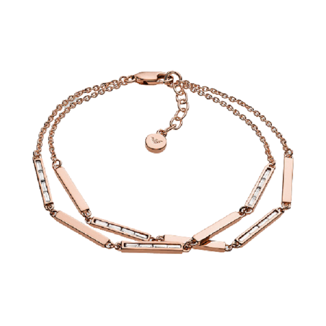 阿玛尼 送女友925银镶钻手链