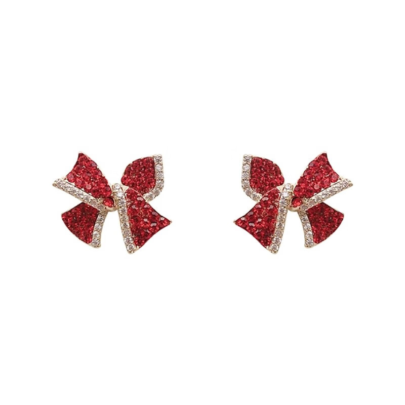 伊黛儿 蝴蝶结耳饰