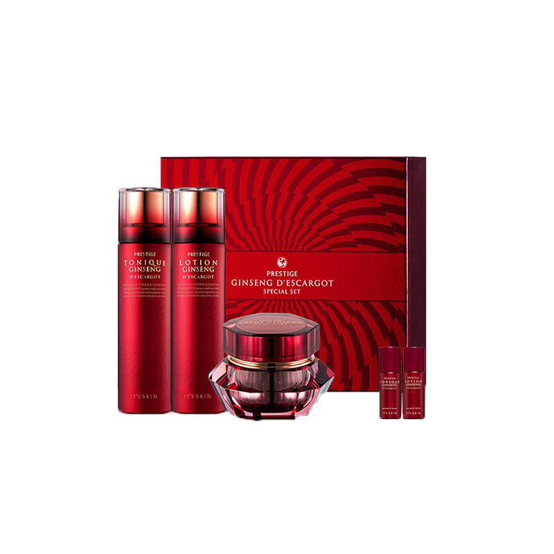 伊思 红参蜗牛保湿护肤套装