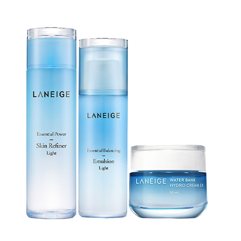 兰芝 保湿提亮无刺激护肤套装