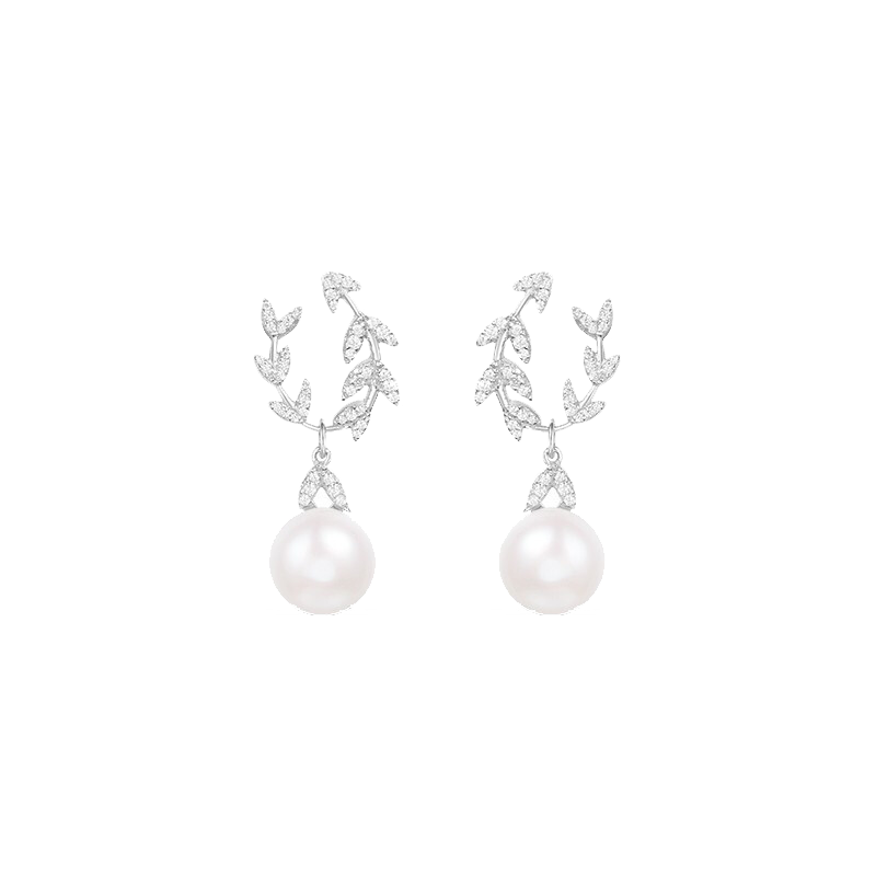 APM 花瓣淡水珍珠耳饰