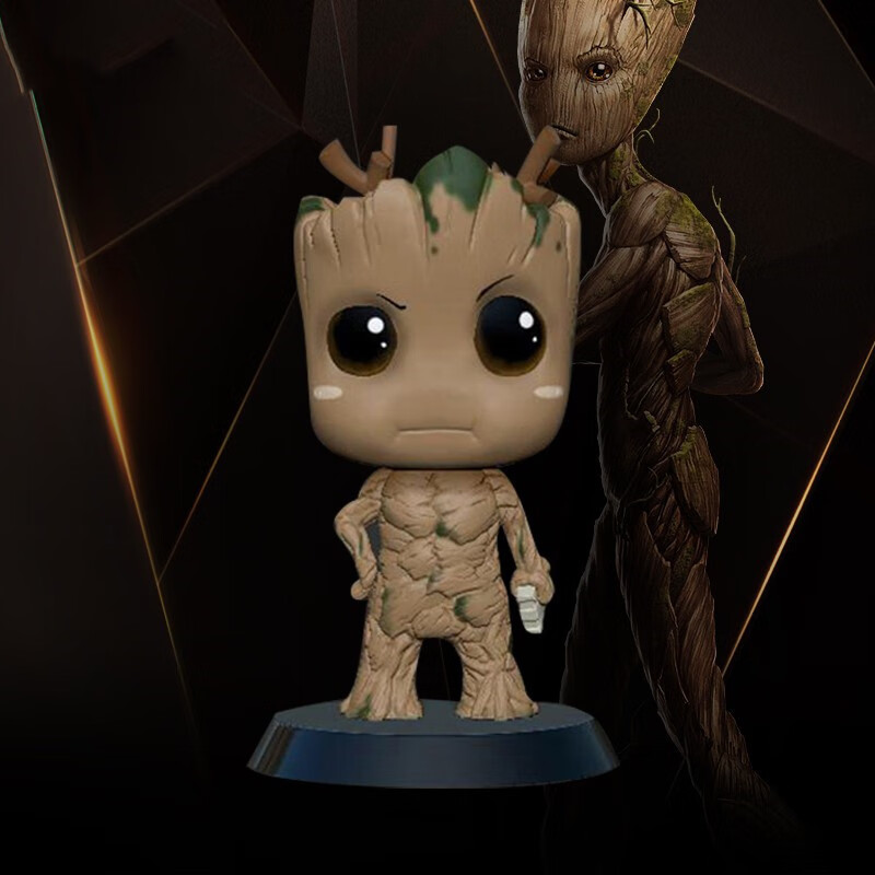 漫威 格鲁特款车载中控台摆件