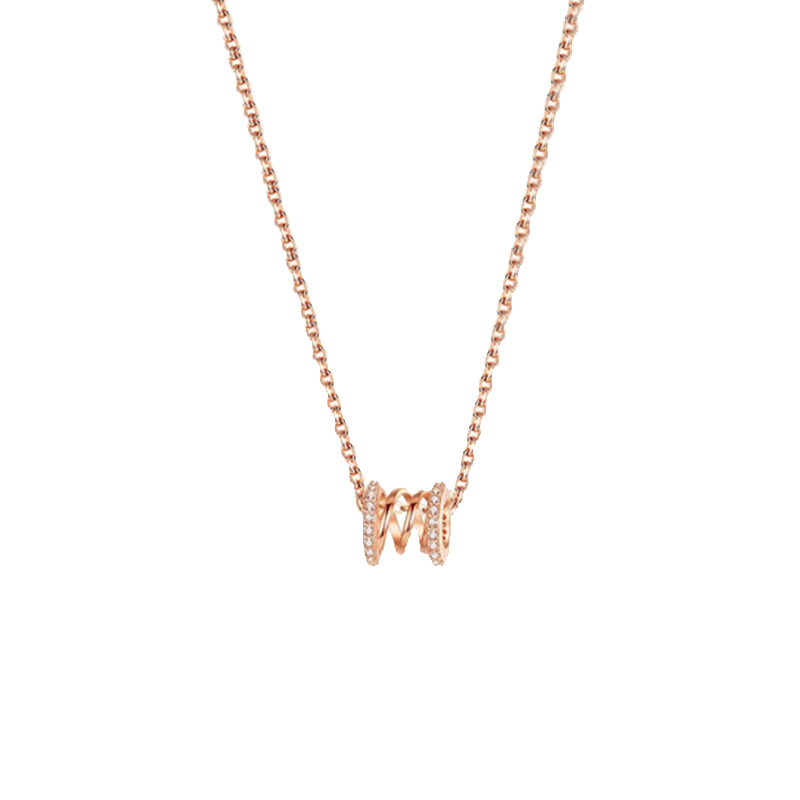 建禄 小蛮腰银 项链