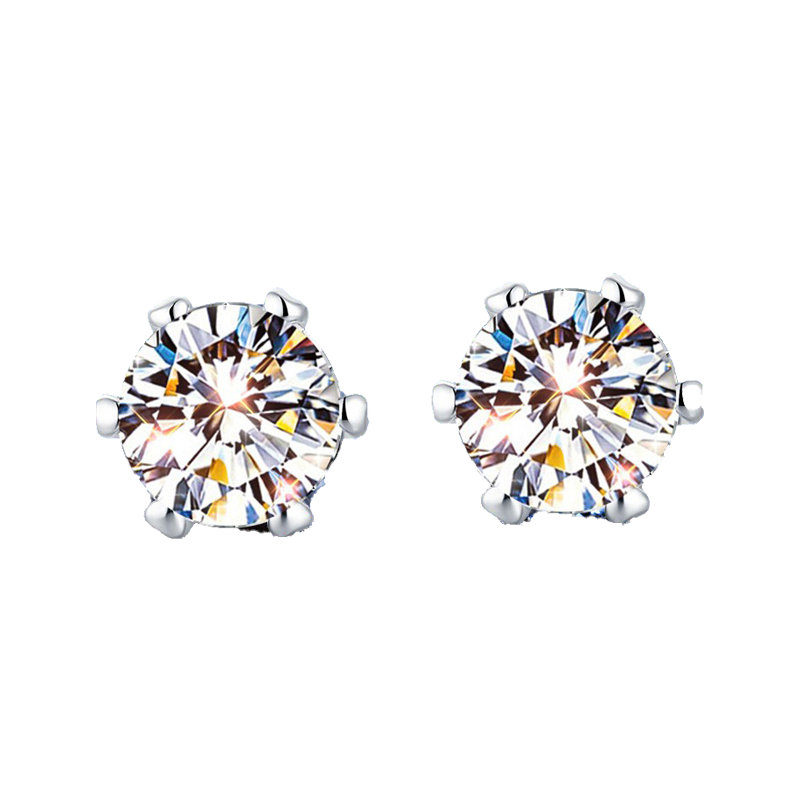 Ladygo 璀璨莫桑钻耳饰