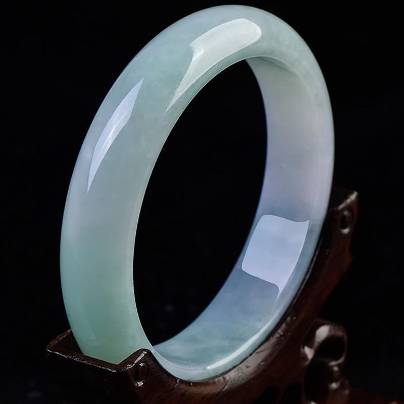 百瑞之春 冰糯种飘花 手镯