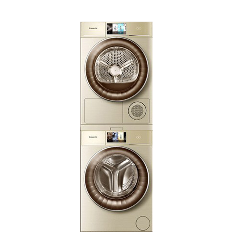 卡萨帝 香槟金拉丝洗烘套装