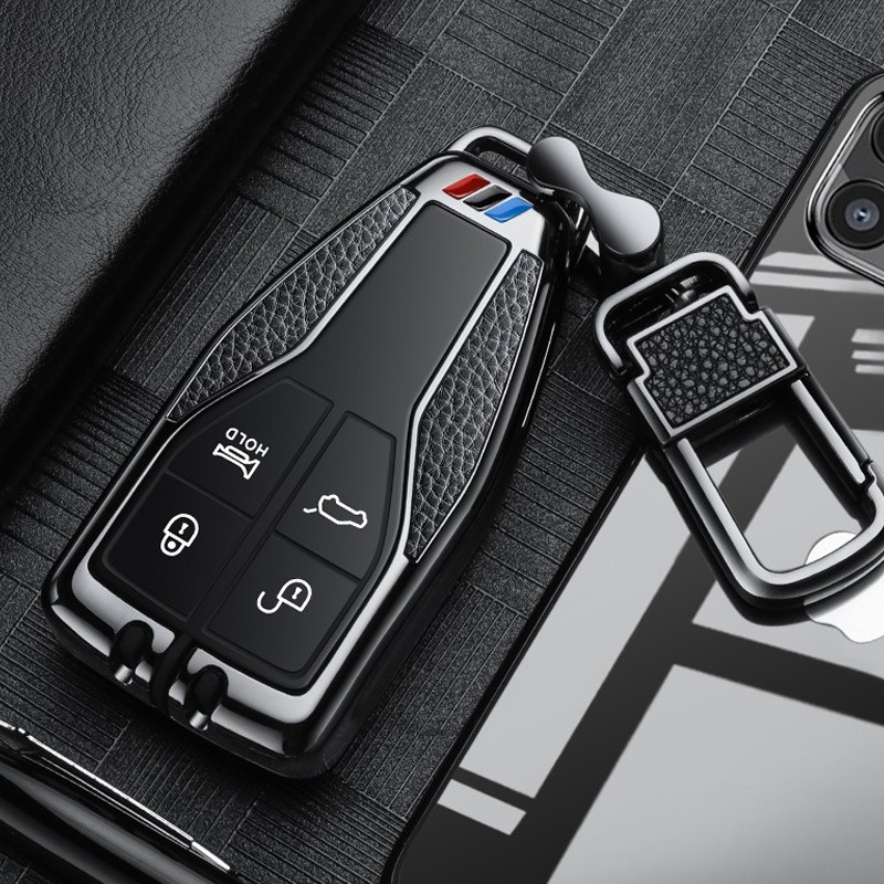 银海豚 拉丝镜面 钥匙包