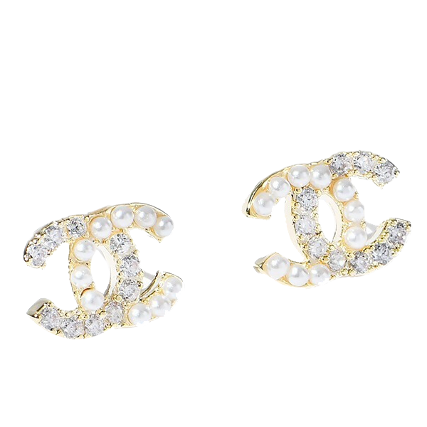 哲库希 金色珍珠耳钉